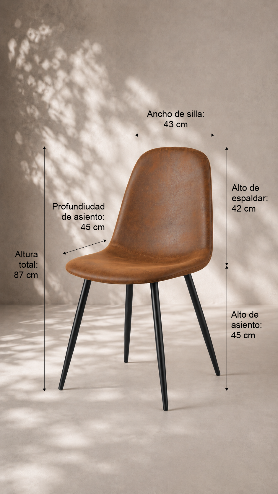 Silla Spoon Ecocuero