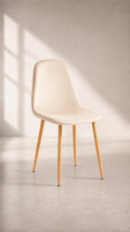 Silla Spoon Velvet - Crema