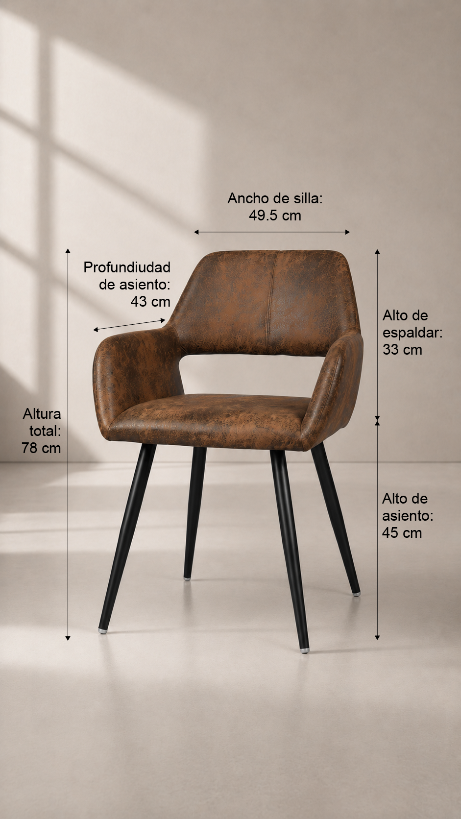 PREVENTA Butaca Ecocuero Vintage