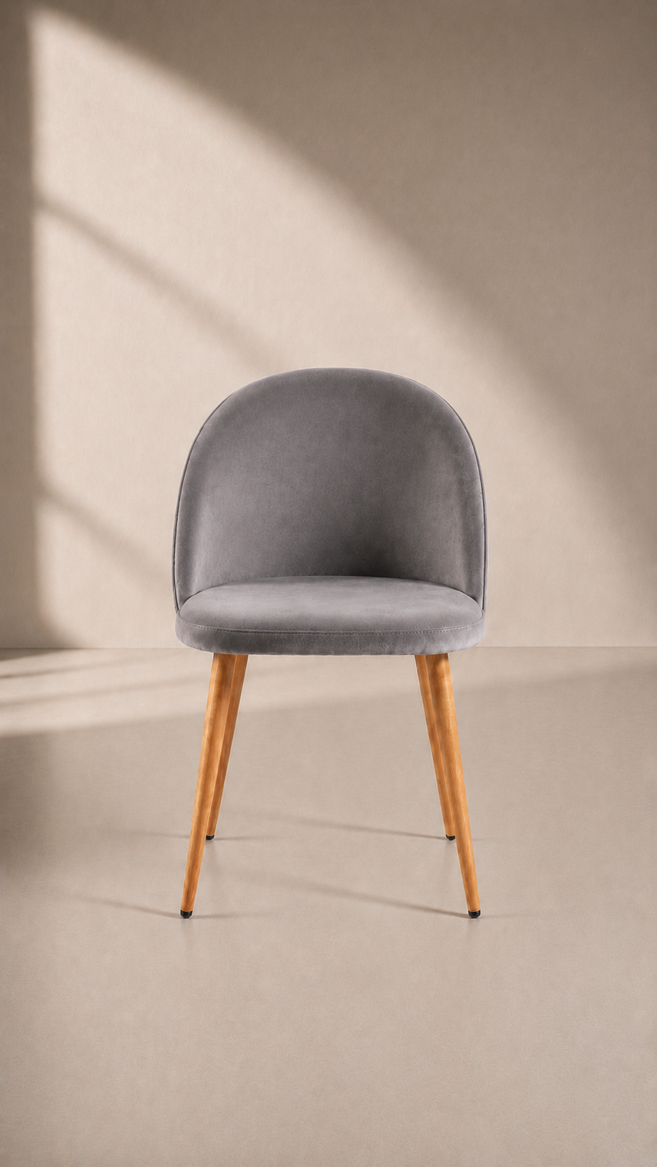 Silla Nordic Velvet - Gris