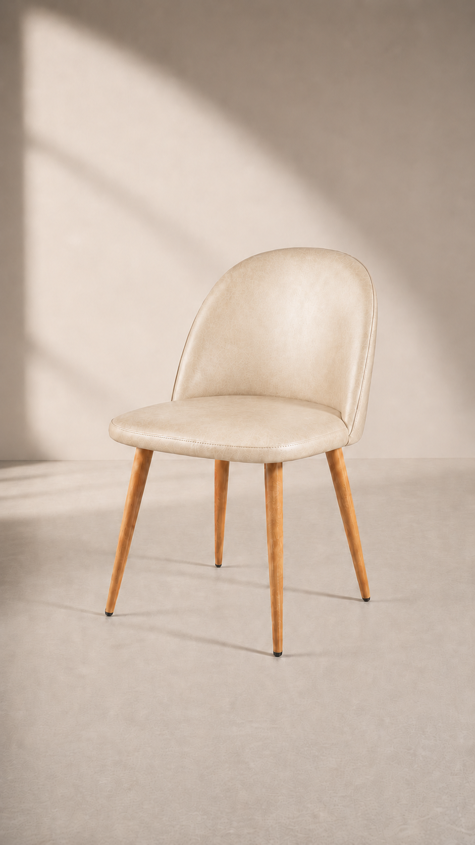 Silla Nordic Velvet - Crema