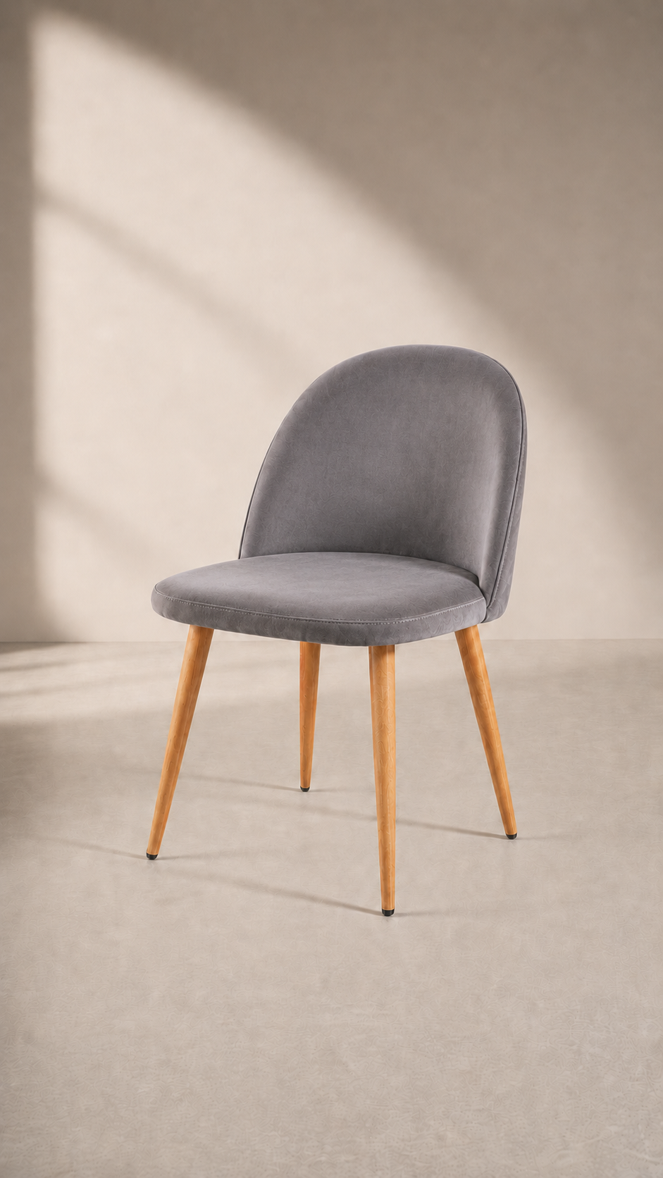 Silla Nordic Velvet - Gris