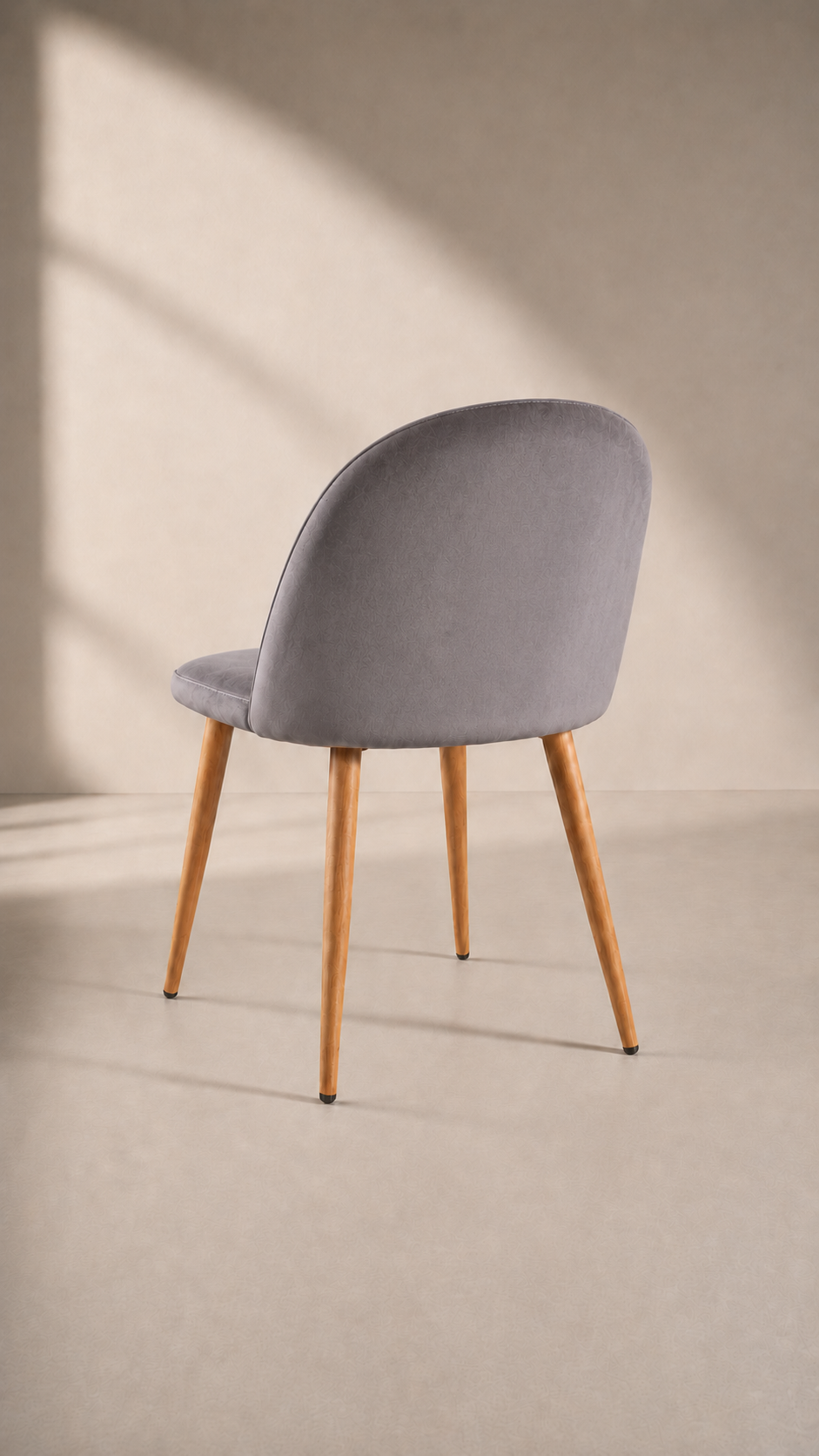 Silla Nordic Velvet - Gris