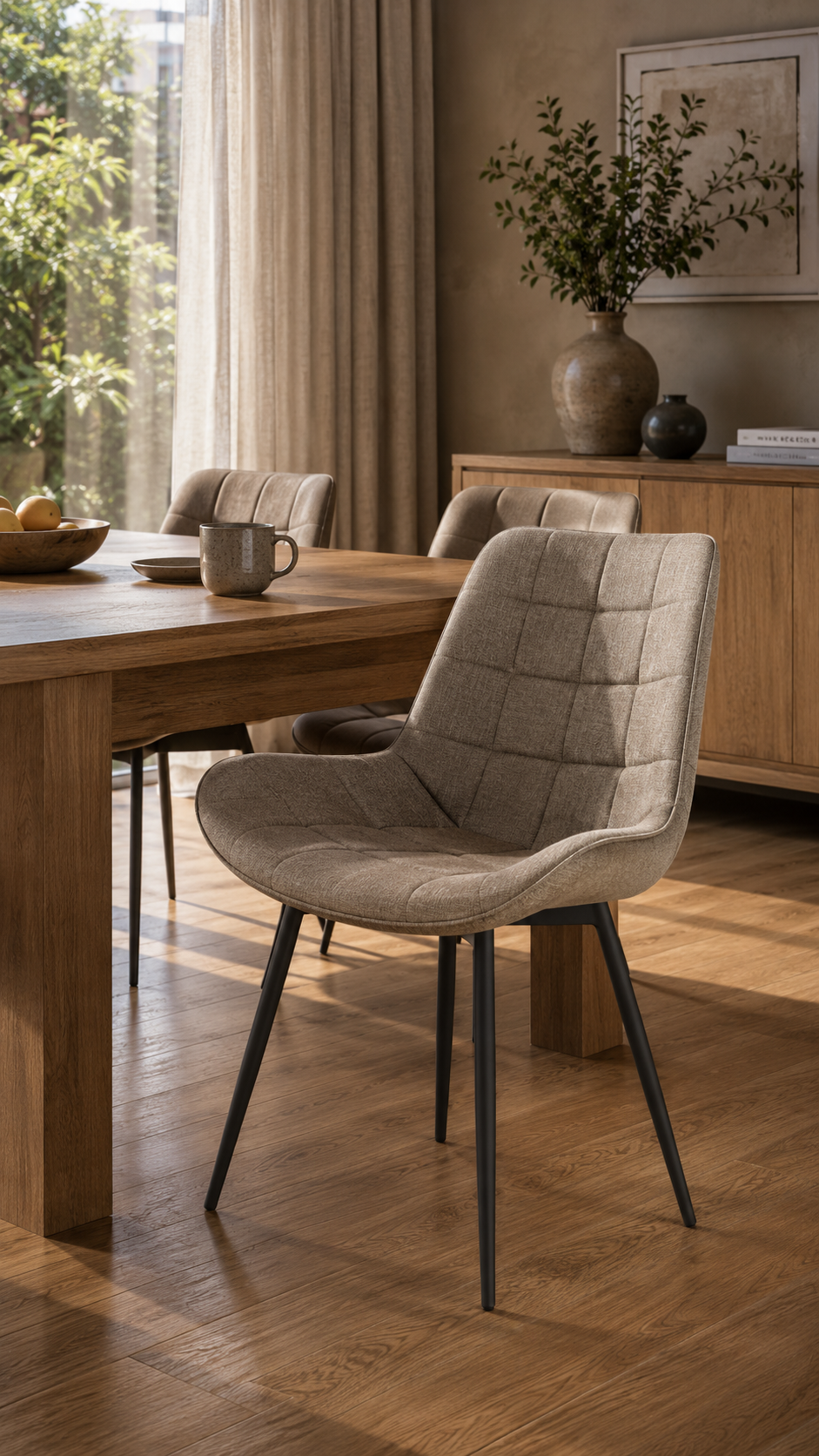 Silla Macron Comedor - Gris