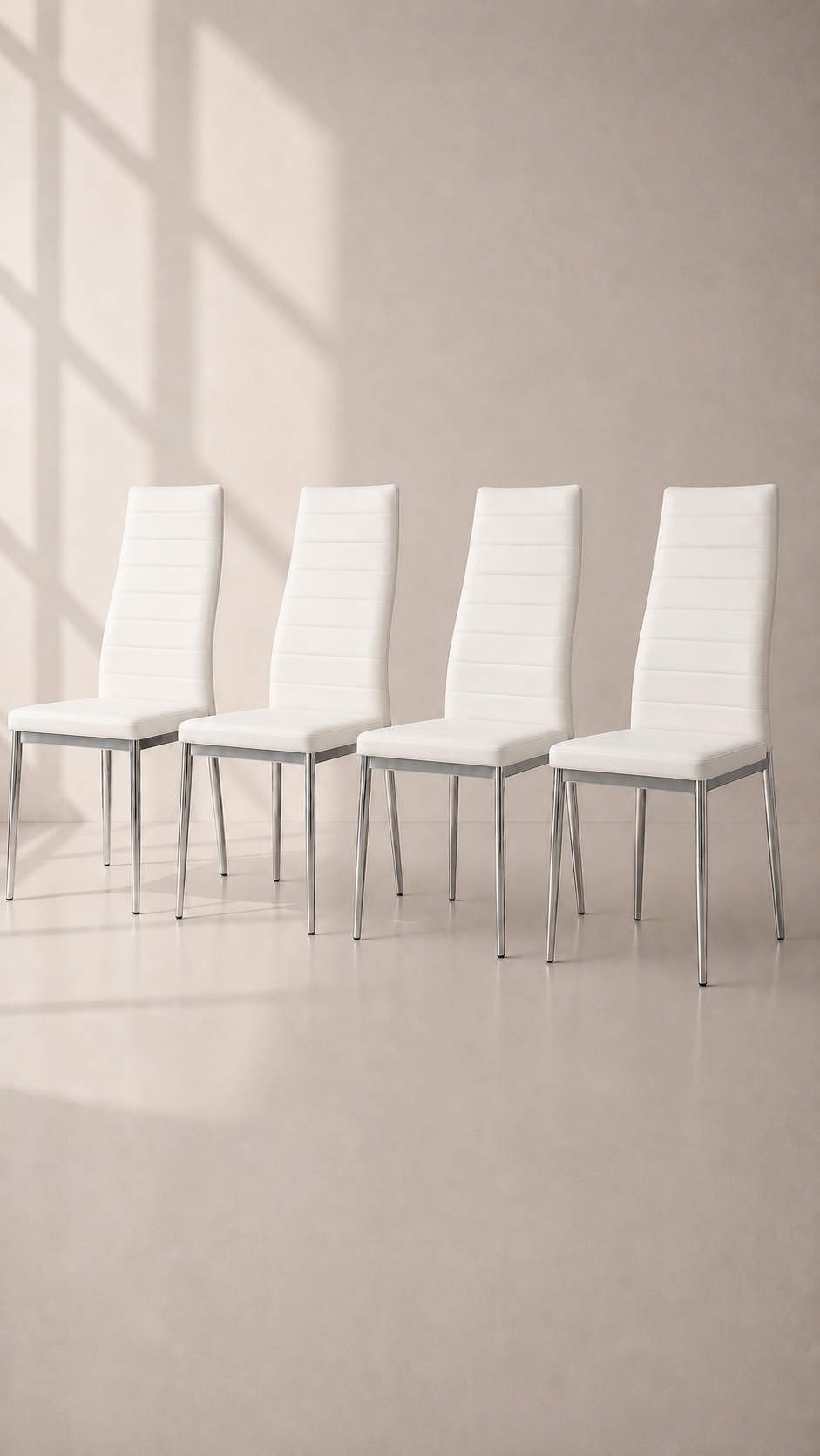 Pack de 4 Sillas Liana Dining Comedor - Blanca