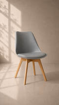 Silla Tulip Oak - Gris