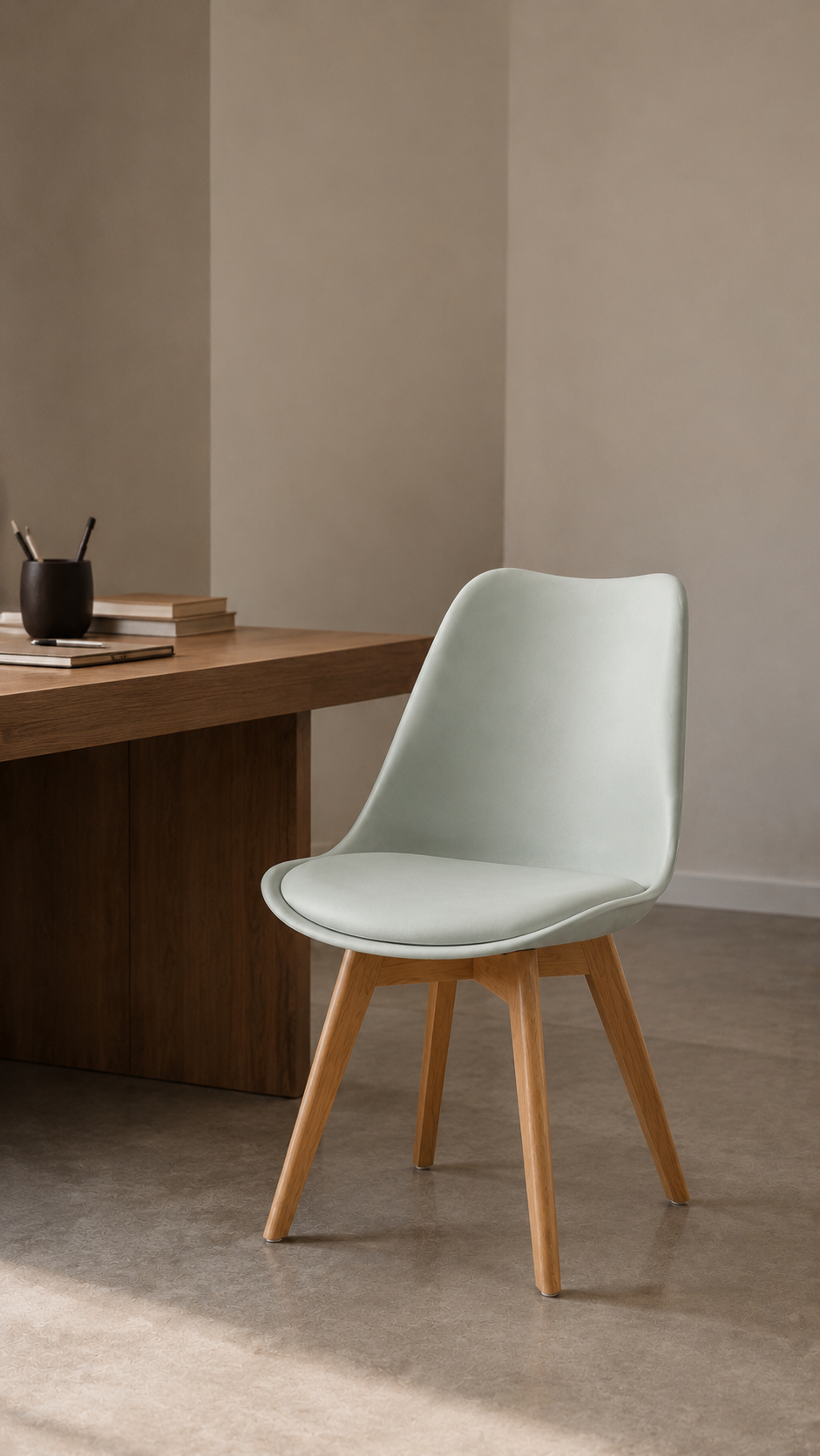 Silla Tulip Oak - Menta