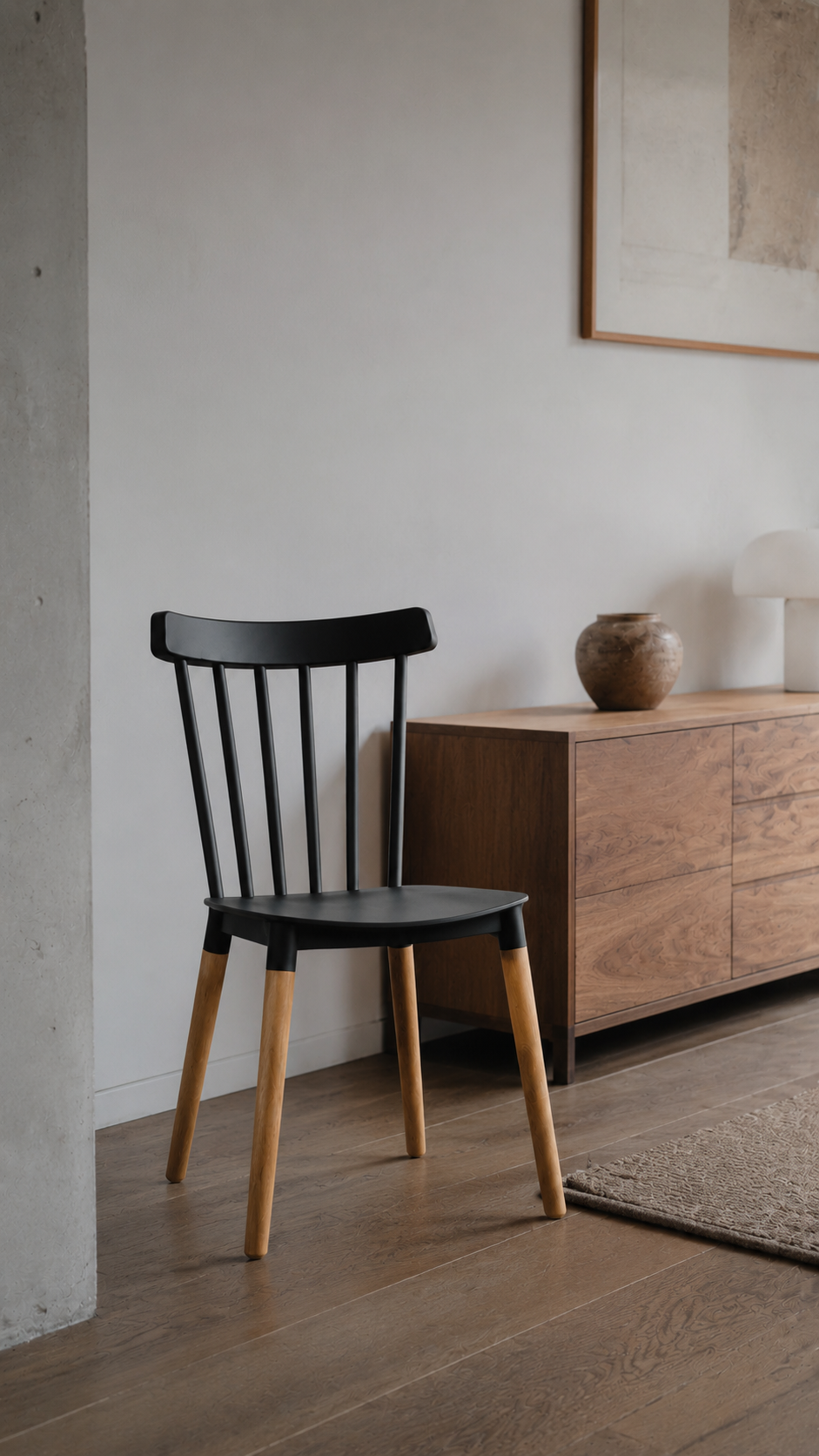 Silla Windsor Polipropileno - Negra