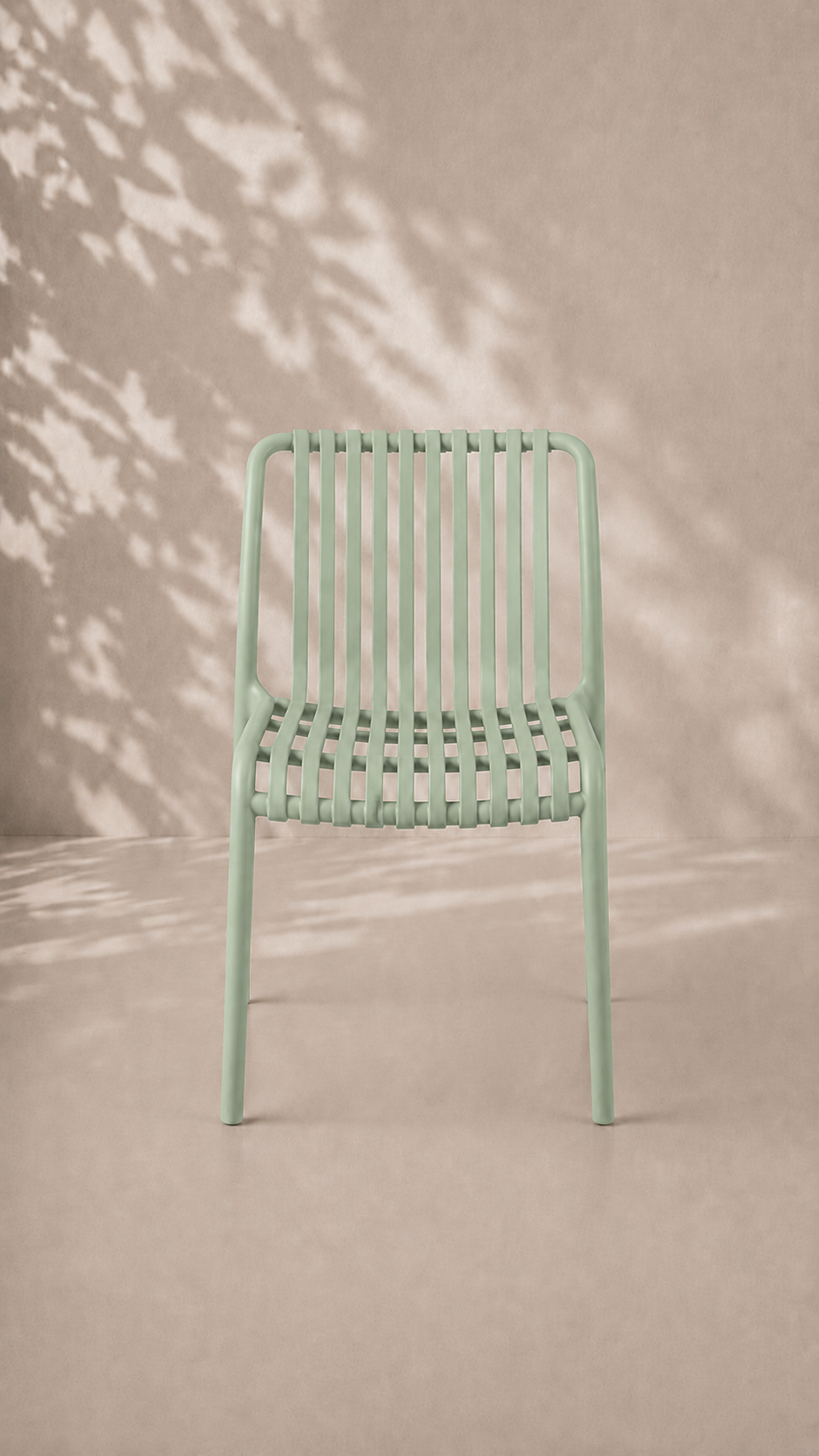 Silla France de Terraza Exterior o Comedor Filtro UV - Menta apilable de alta resistencia