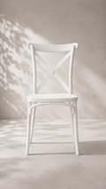Silla Crossback Polipropileno - Blanca