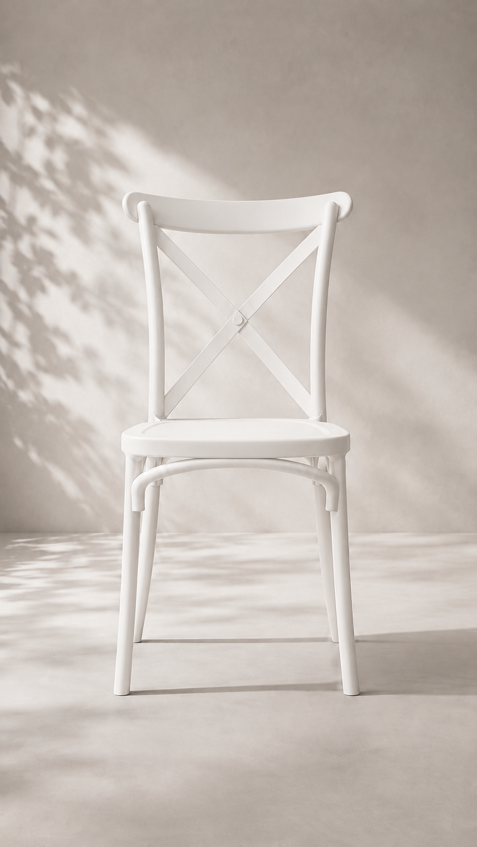Silla Crossback Polipropileno - Blanca