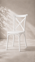 Silla Crossback Polipropileno - Blanca