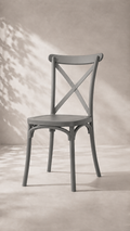 Silla Crossback Polipropileno - Gris