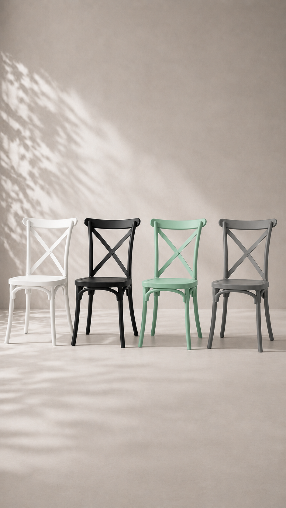 Silla Crossback Polipropileno