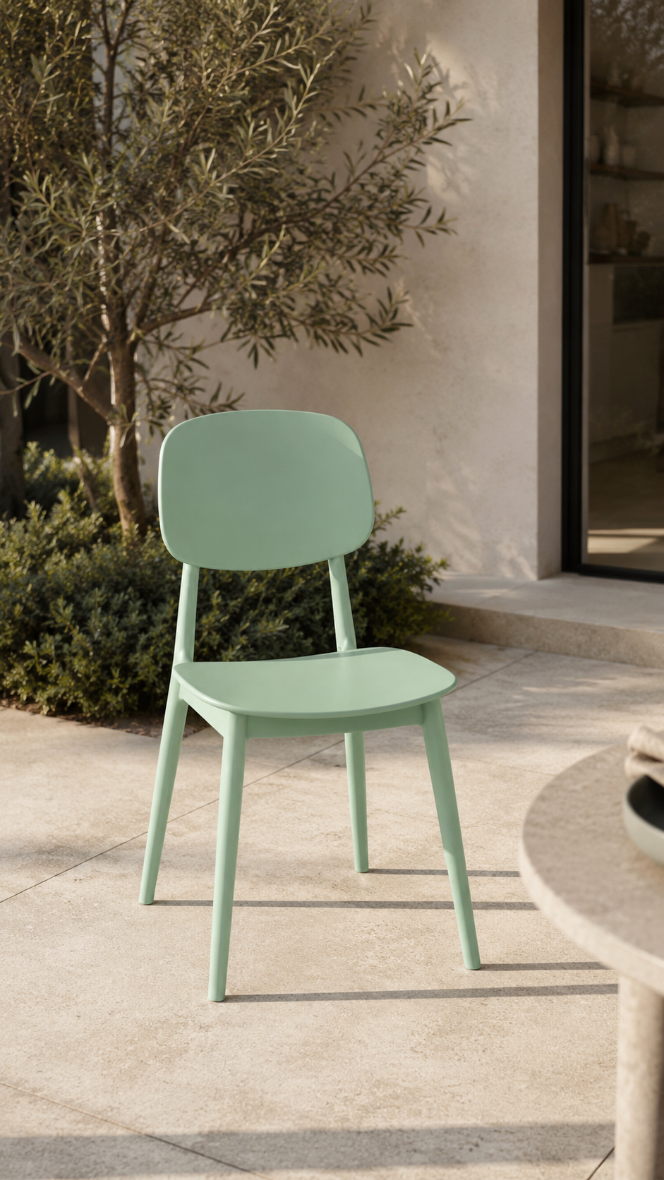 Pack de 4 Sillas Brit de Comedor o Terraza Exterior - Menta