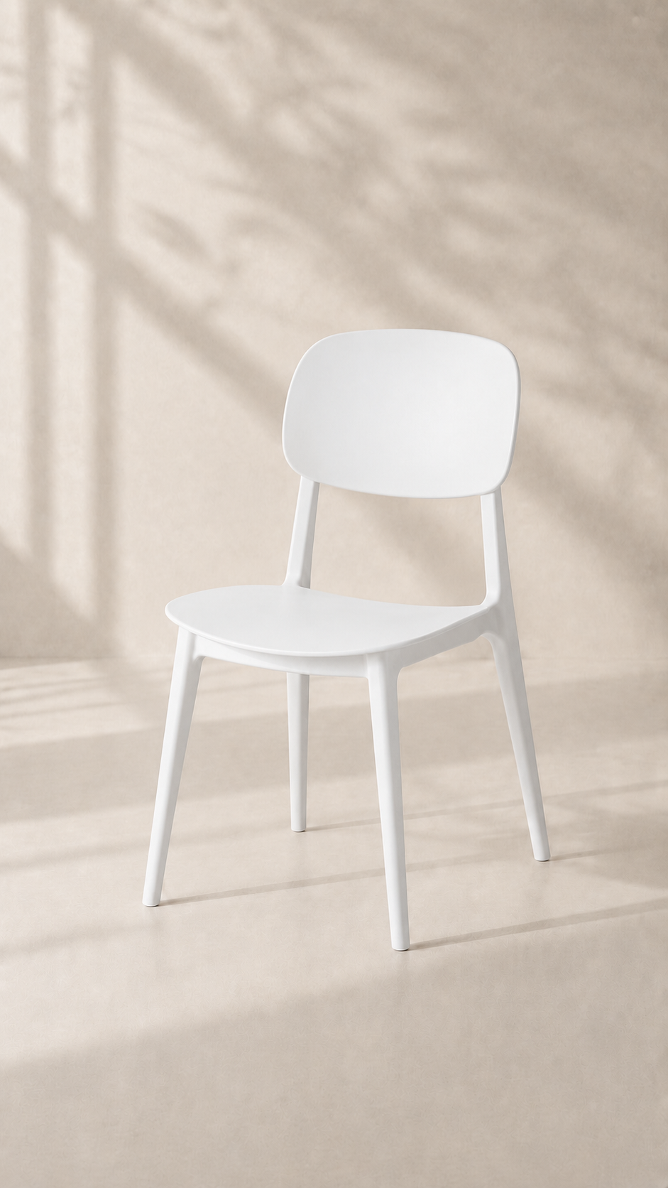 Silla Brit de Comedor o Terraza Exterior - Blanca