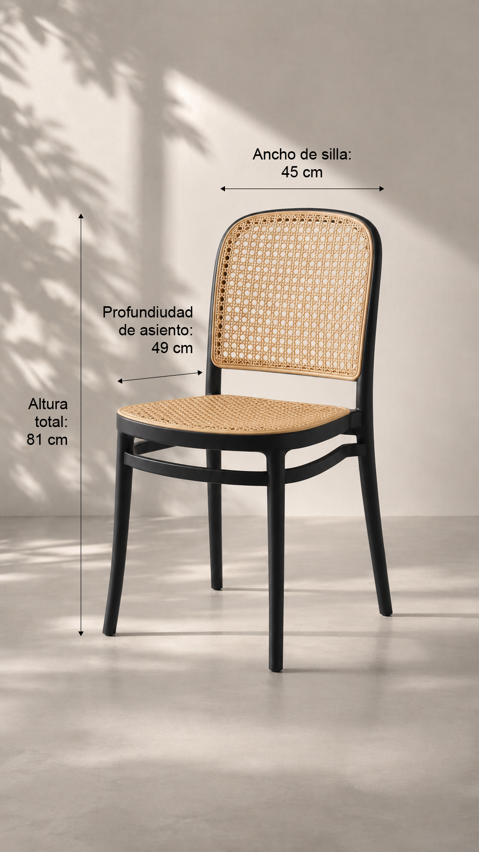 PREVENTA Silla Hoffman - Negra