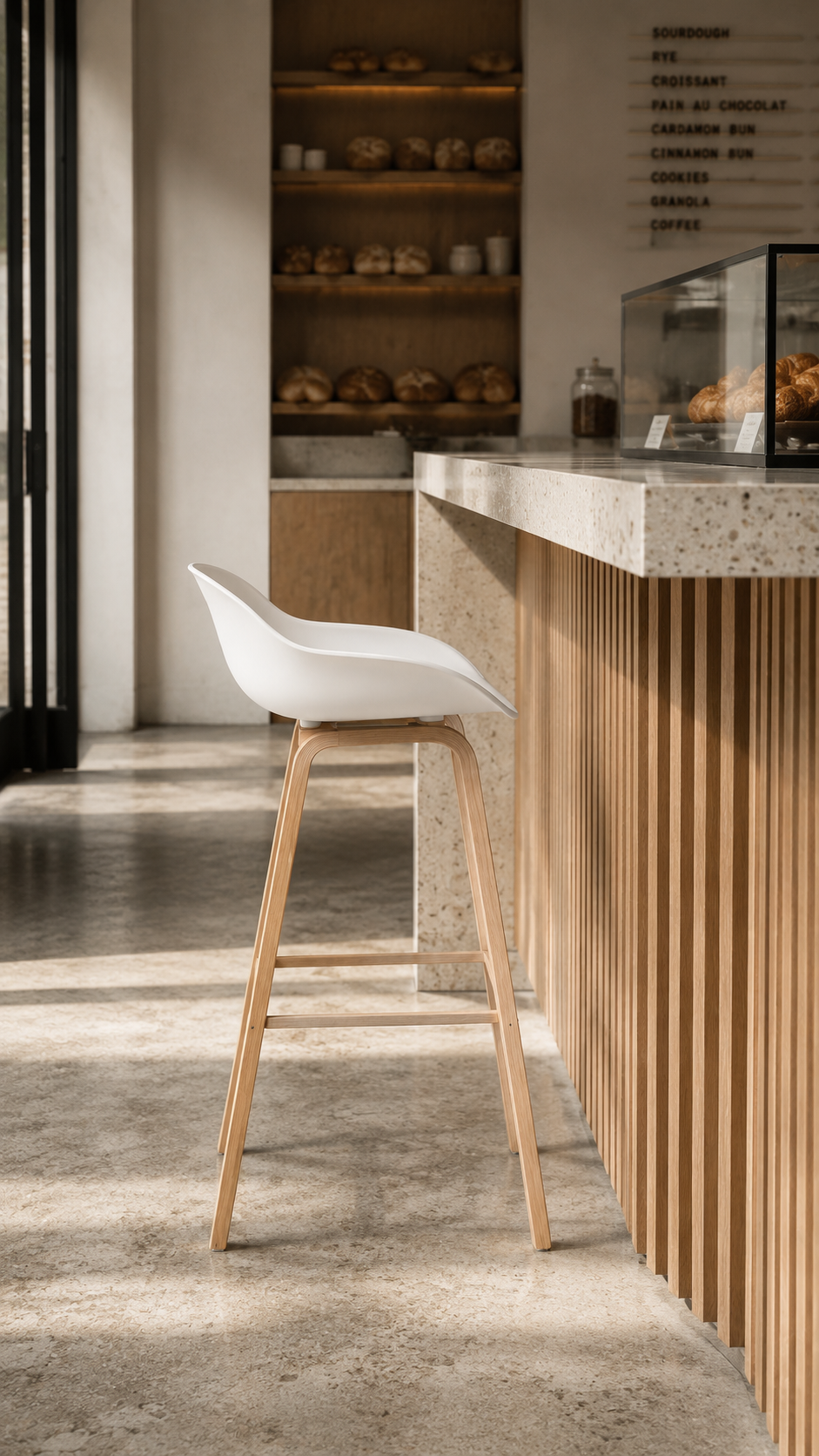 Taburete Nordico - Blanco