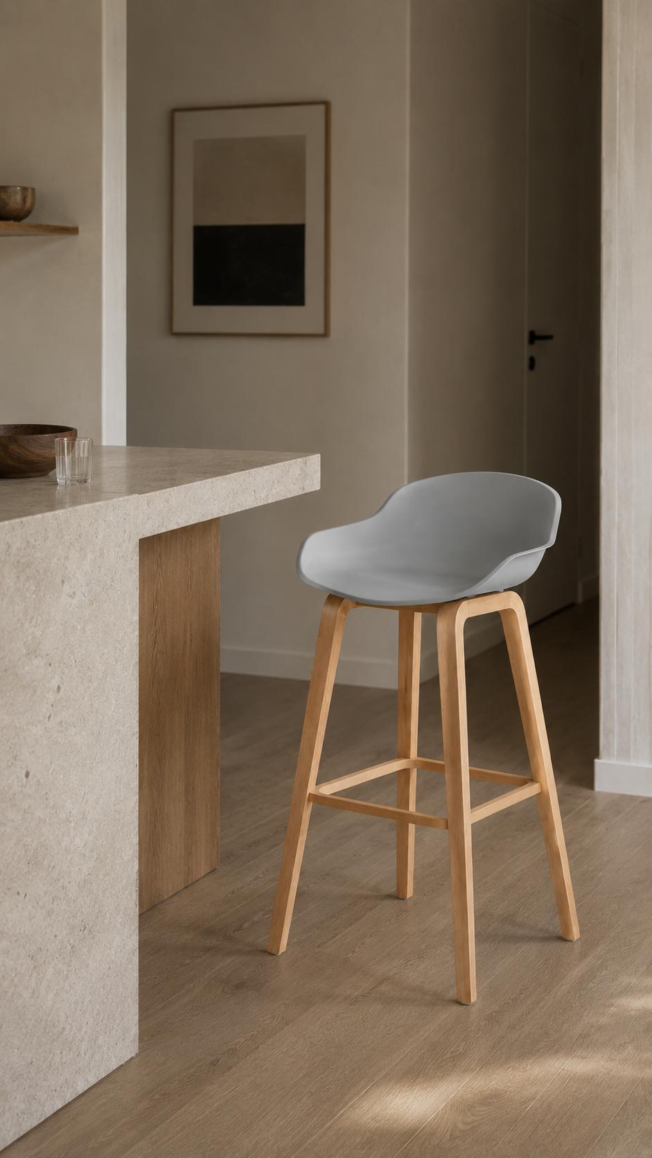 Taburete Nordico - Gris