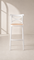 Taburete Crossback - Blanco