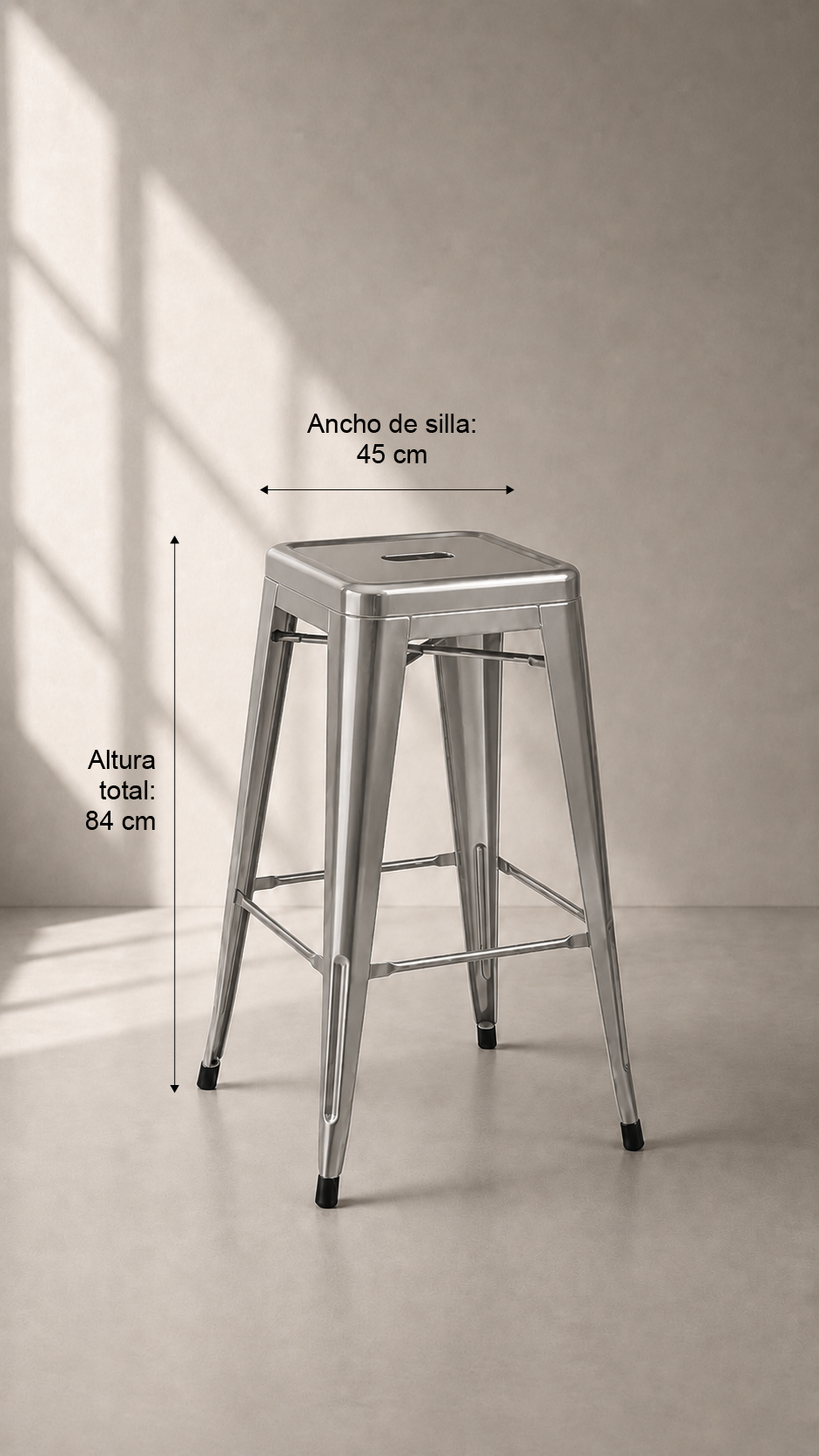 Piso Tolix 75 cm - Metal